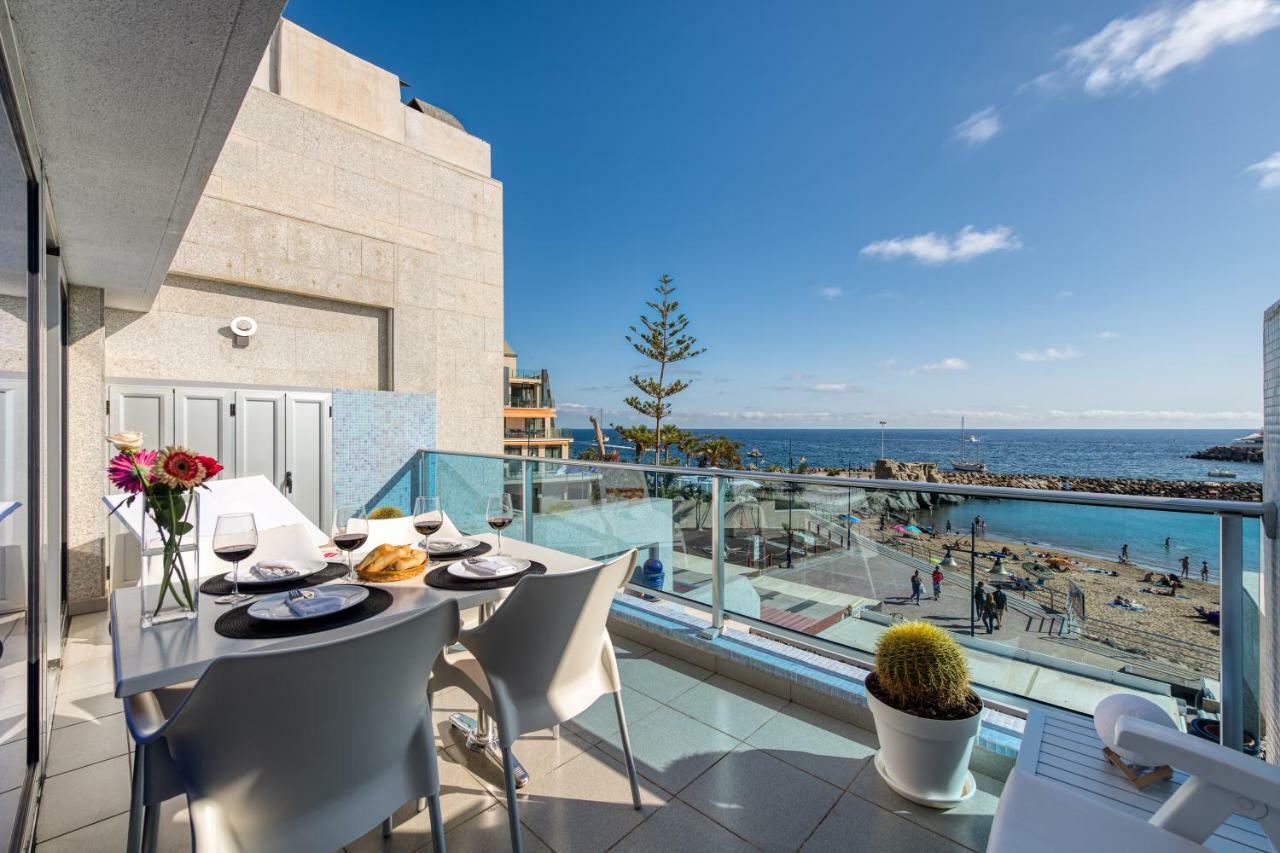 Teresita Mogamar Beachfront Puerto De Mogan Ngoại thất bức ảnh